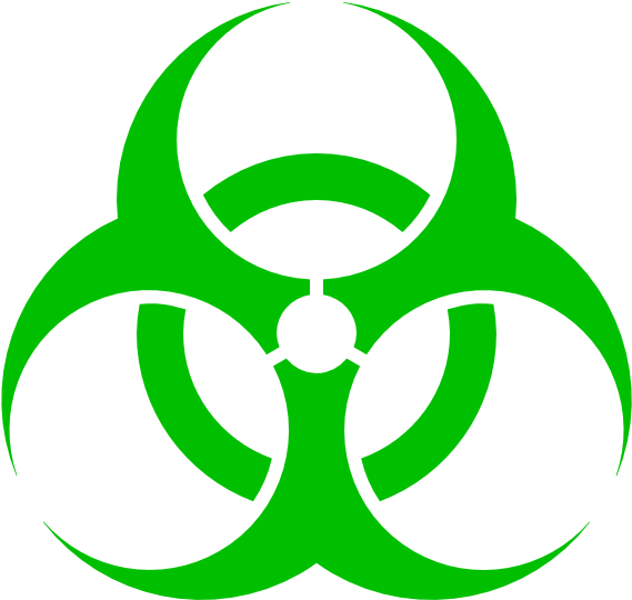 Biohazard Symbol Clipart (600x600), Png Download