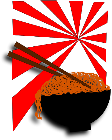 Fideos Chinos - Chinese Cuisine Clipart (566x800), Png Download