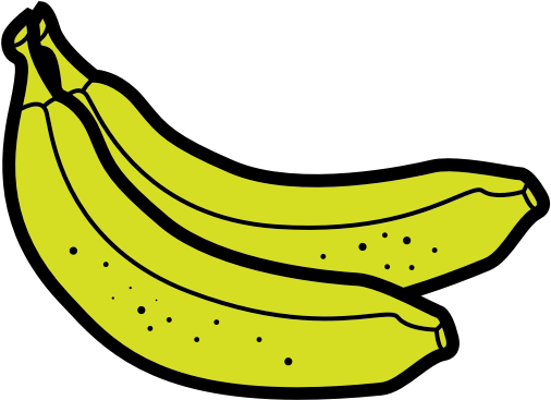 Bananas-1580893683 - Plantain Clip Art - Png Download (600x600), Png Download