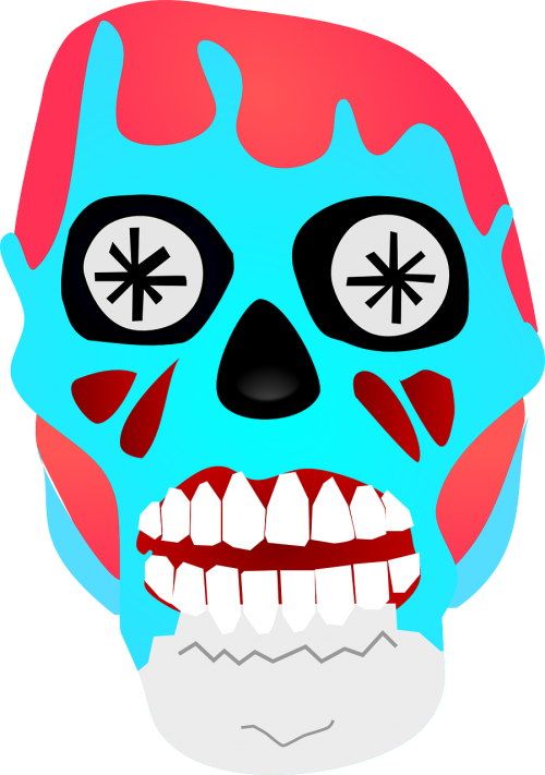 Alien Face Mask - They Live Png Clipart (500x711), Png Download