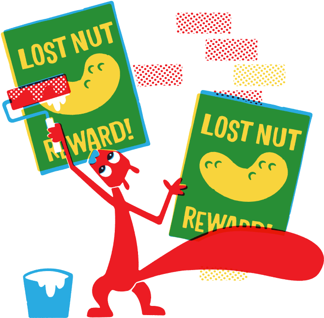 Coconut The Squirrel"s Lost His Nut Sing Along With Clipart (739x685), Png Download