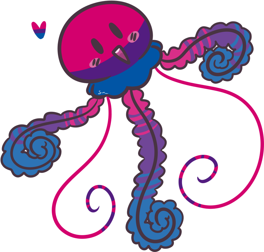 In The Spirit Of Pride Month I Made Some Pride Jellyfish Clipart (1000x891), Png Download