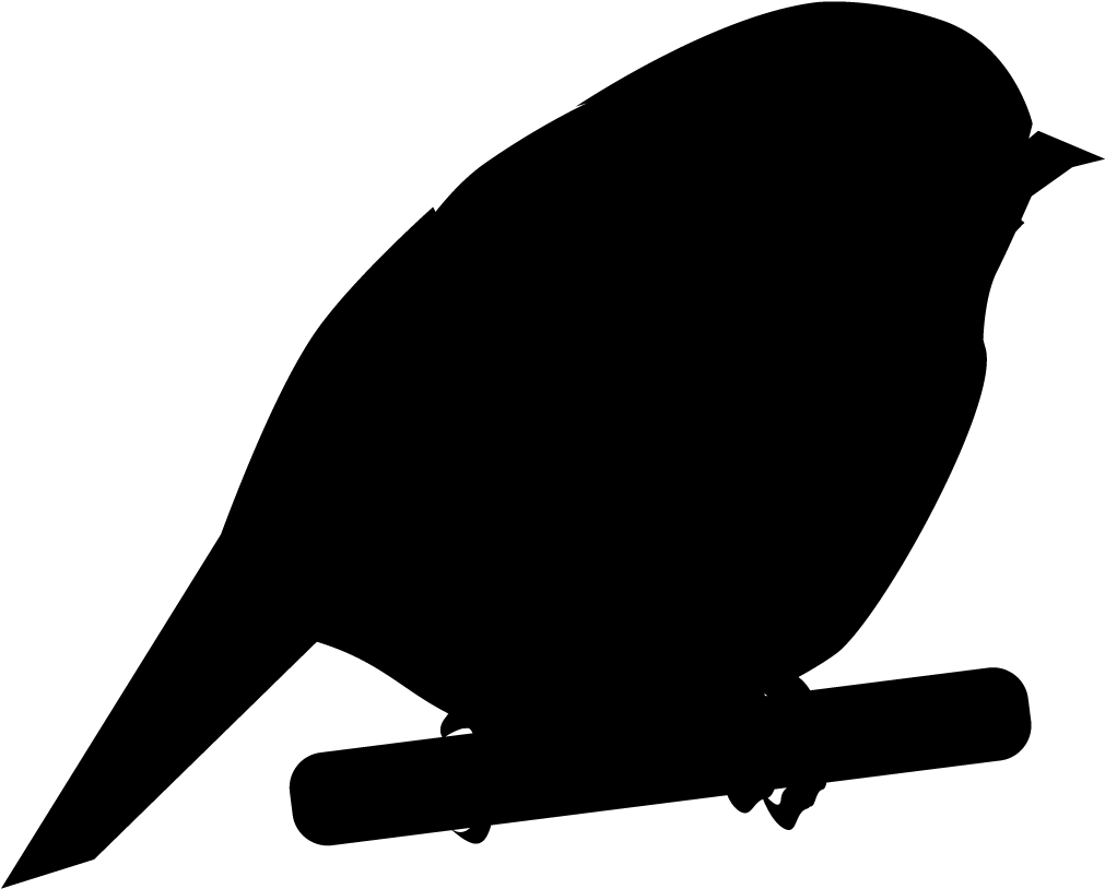 Black And White Chickadee Clipart Svg Free Download - Horse Head Silhouette Embroidery Applique Design - Png Download (1024x1024), Png Download