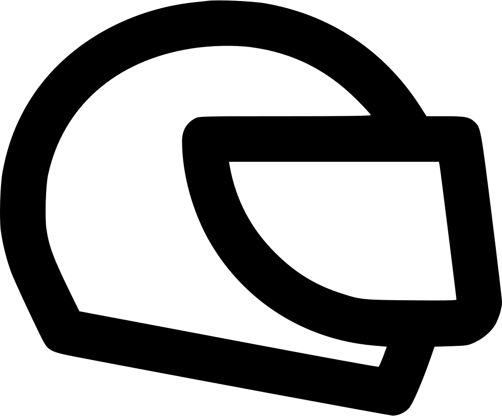 Helmet Icon Png - Motorcycle Helmet Png Free Clipart (980x812), Png Download