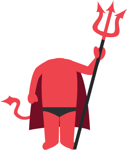 Build Devilbody Png Grim - Illustration Clipart (650x700), Png Download