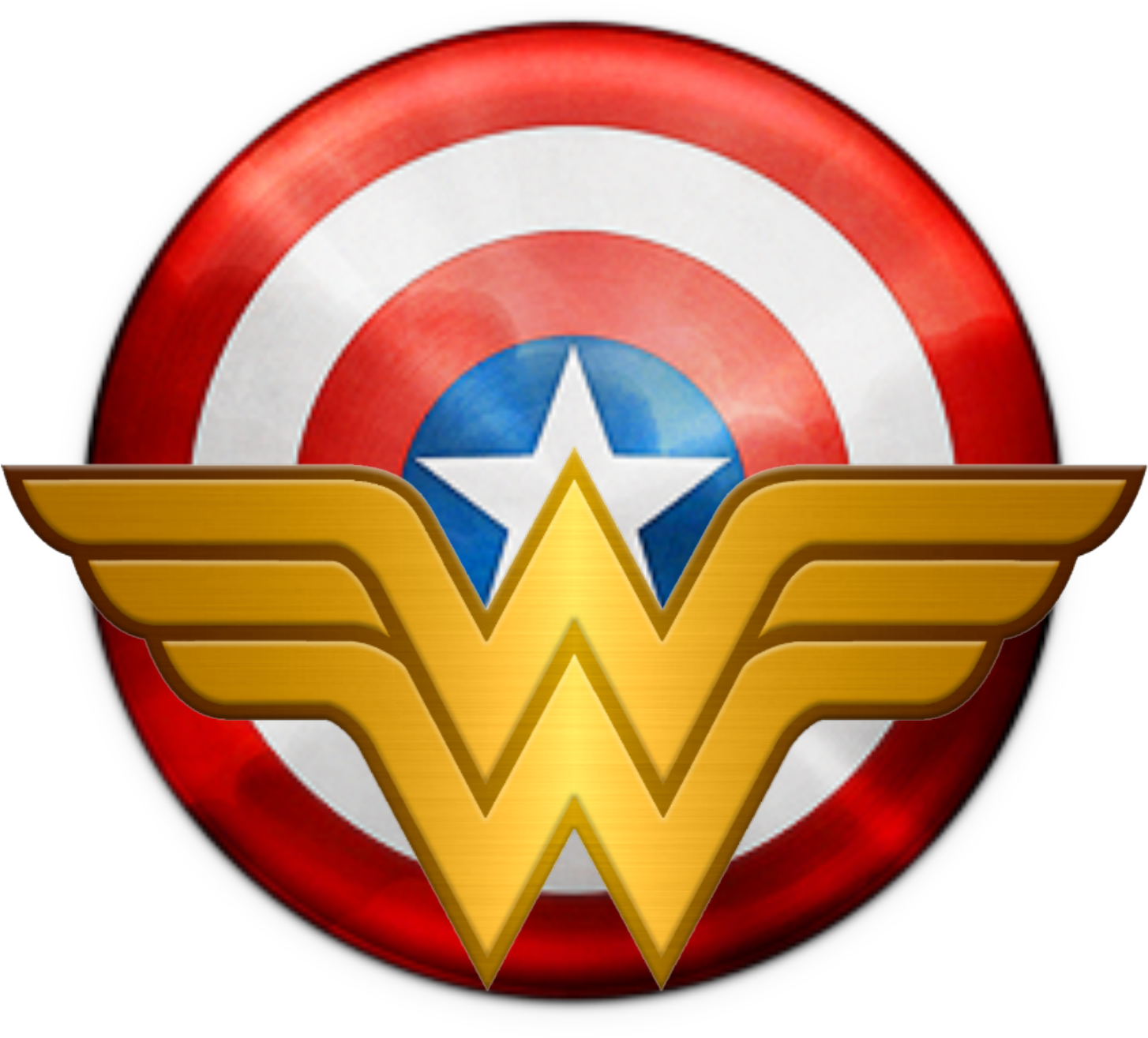 Wonder Woman Logo - Wonder Woman Logo Png Clipart (1454x1315), Png Download