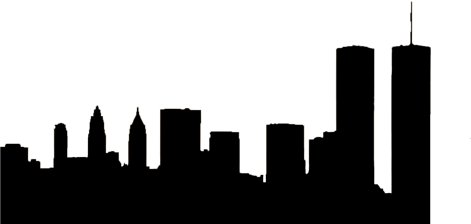 3 World Trade Center Statue Of Liberty September 11 - Transparent World Trade Center Silhouette Clipart (1535x965), Png Download