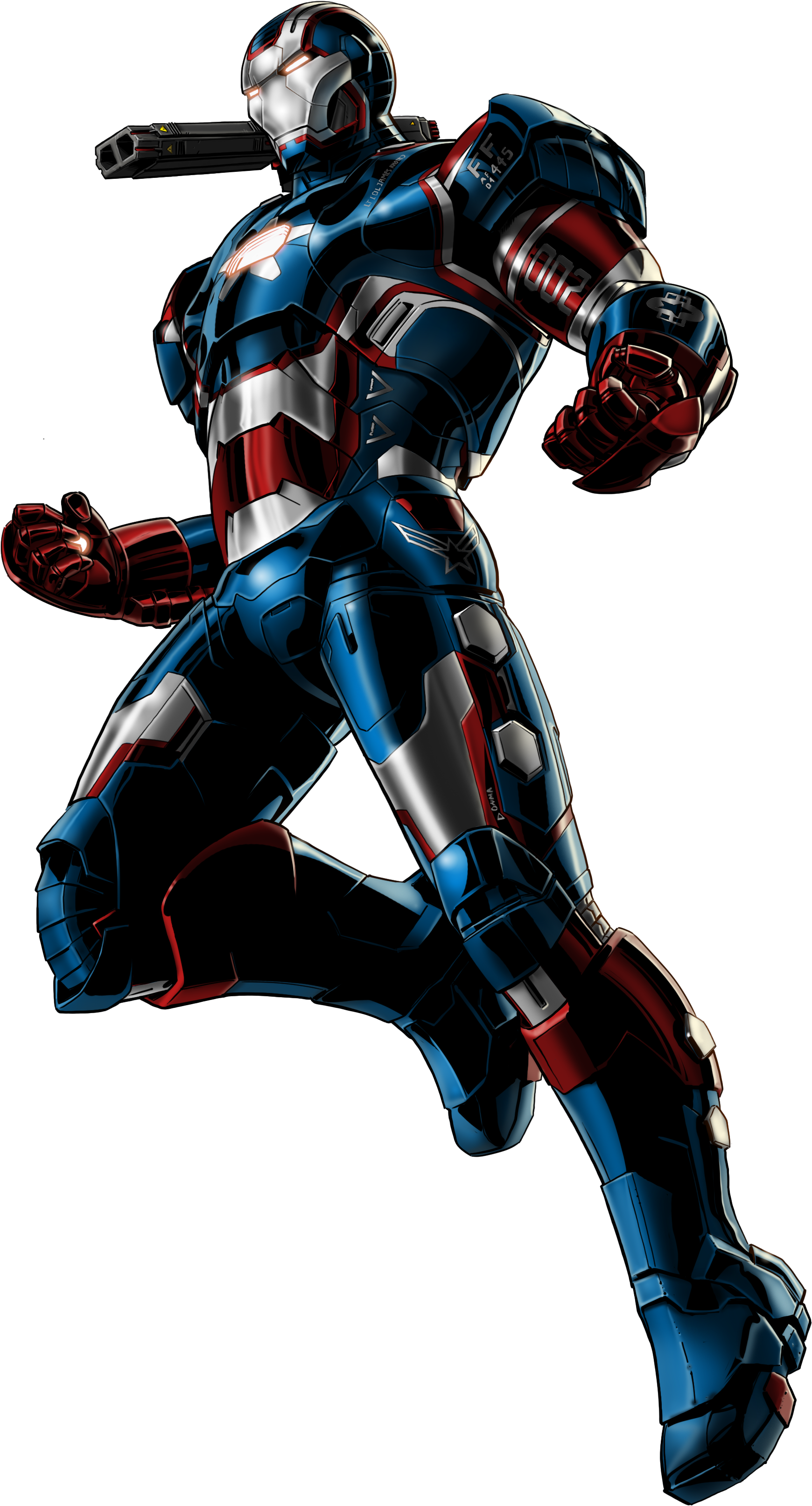 Black Iron Man Png , Png Download - Iron Patriot Png Clipart (1740x3226), Png Download