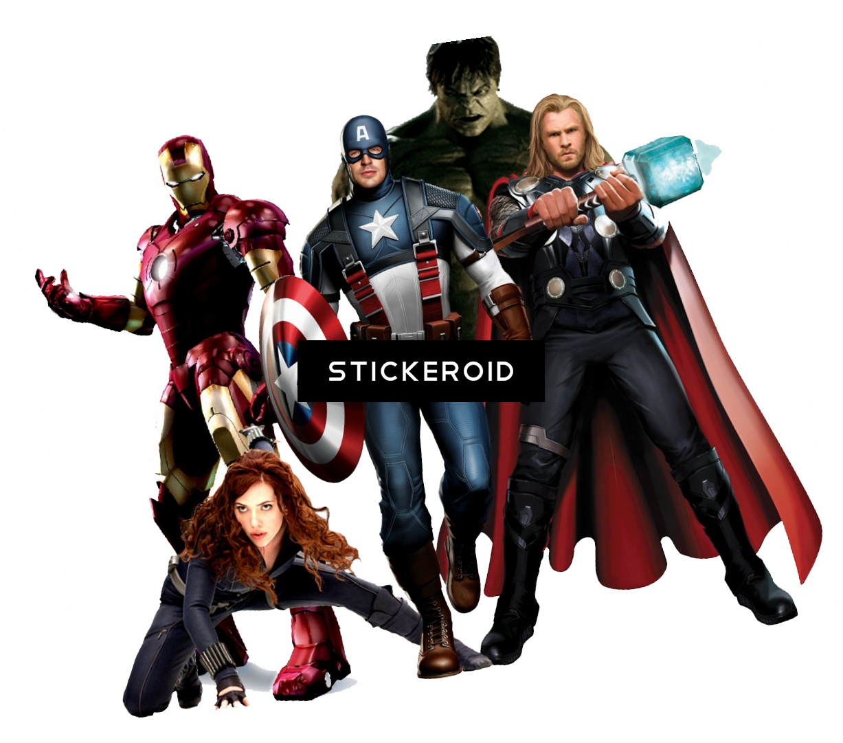 Avengers Png Transparent Images - Avengers Team Clipart (1227x1081), Png Download