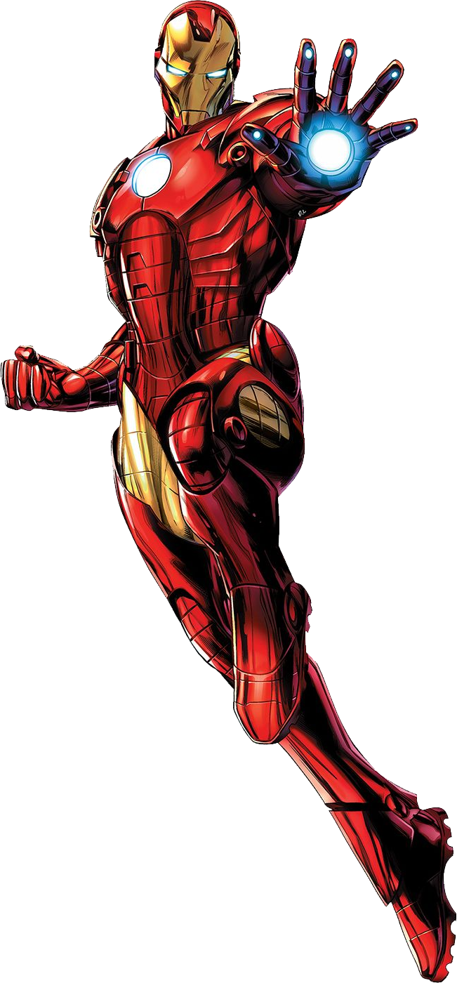Iron Man Marvel Avengers Clipart (651x1400), Png Download