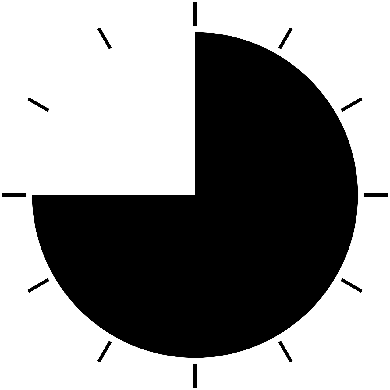 Clock Periods 9 - Star Wars New Jedi Order Logo Clipart (800x800), Png Download