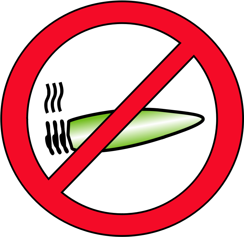 No Smoking Weed Png Clipart (600x581), Png Download