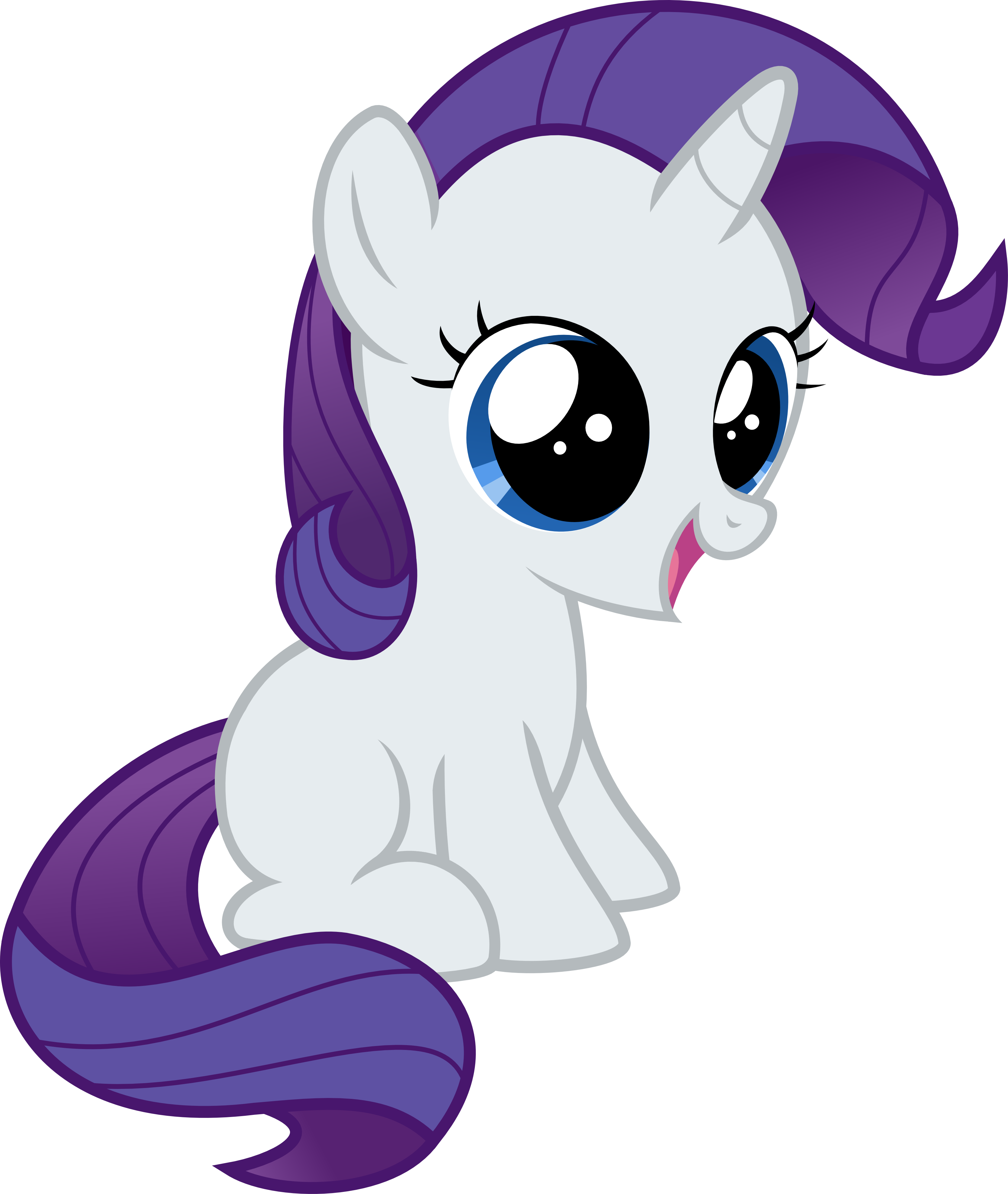 My Little Pony Clipart Castle - My Little Pony Rarity Filly - Png Download (3337x3954), Png Download