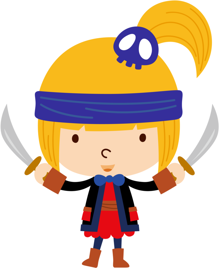 Pirate Babies Clip Art - Clip Art - Png Download (764x900), Png Download