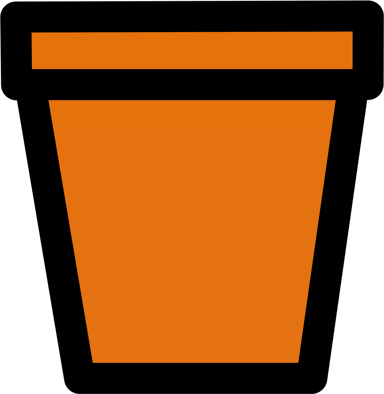 Terra Cotta Pot - Flower Pot Clipart - Png Download (600x600), Png Download