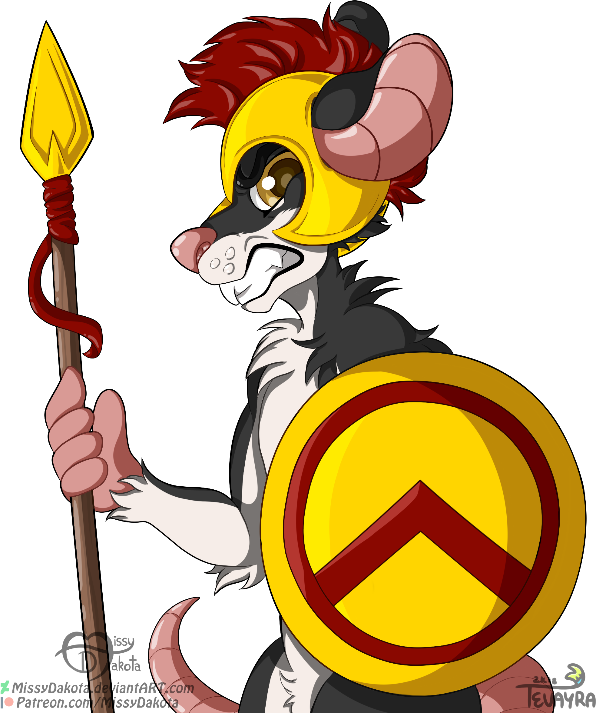 Rat Of War - War Rat Art Clipart (2000x2400), Png Download