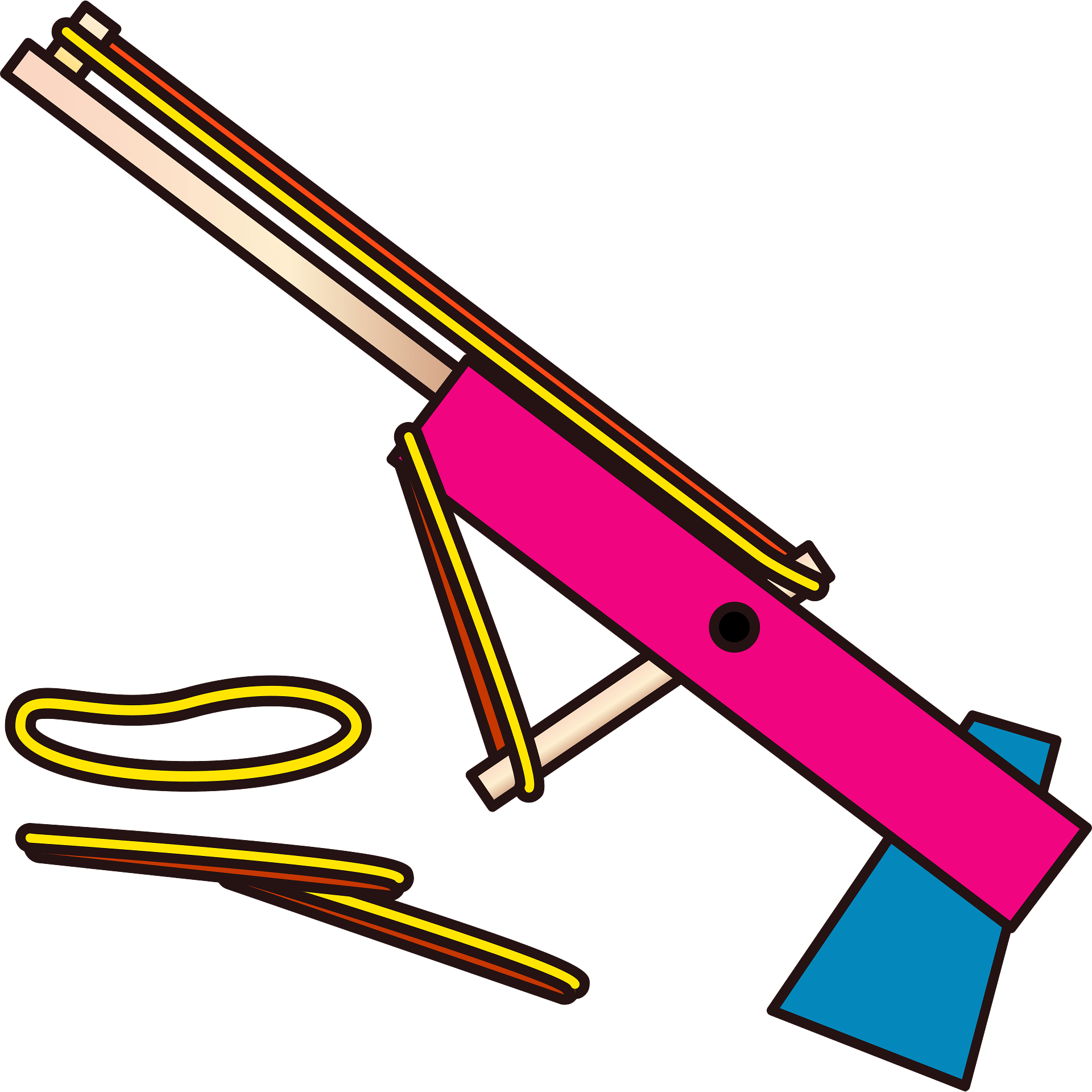 簡単 で かっこいい ゴム 鉄砲 の 作り方 Clipart (1920x1920), Png Download