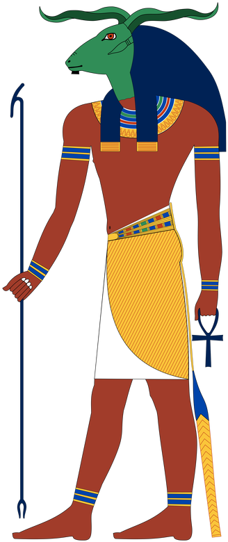 Photo - Khnum Egyptian God Clipart (405x800), Png Download