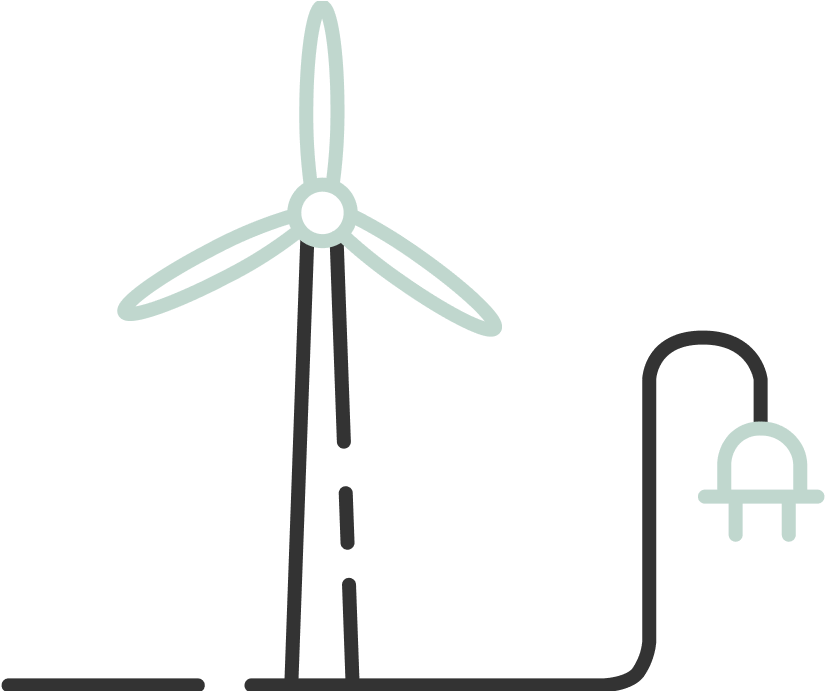 Wind Turbine Clipart (1100x690), Png Download