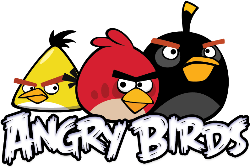 Angry Birds Online - Angry Birds Logo Png Clipart (800x532), Png Download