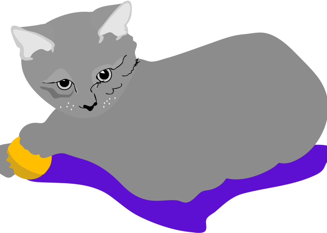 Carnivoran,kitten,dog Like Mammal - Cat Clipart (1051x750), Png Download