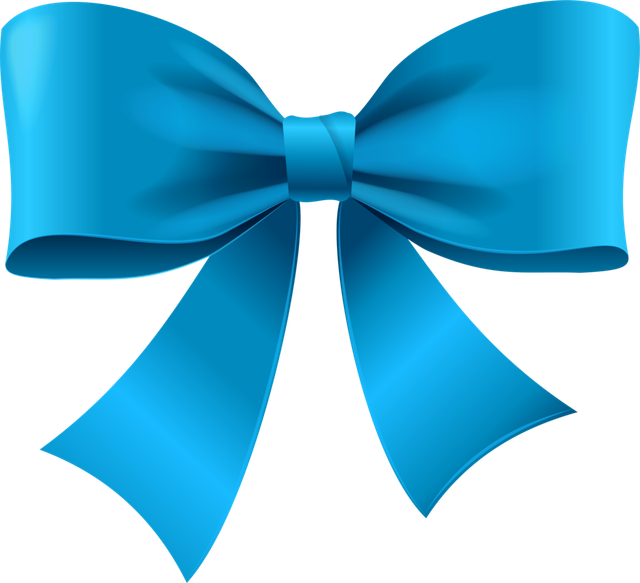 Blue Bow Clipart - Png Download (640x583), Png Download