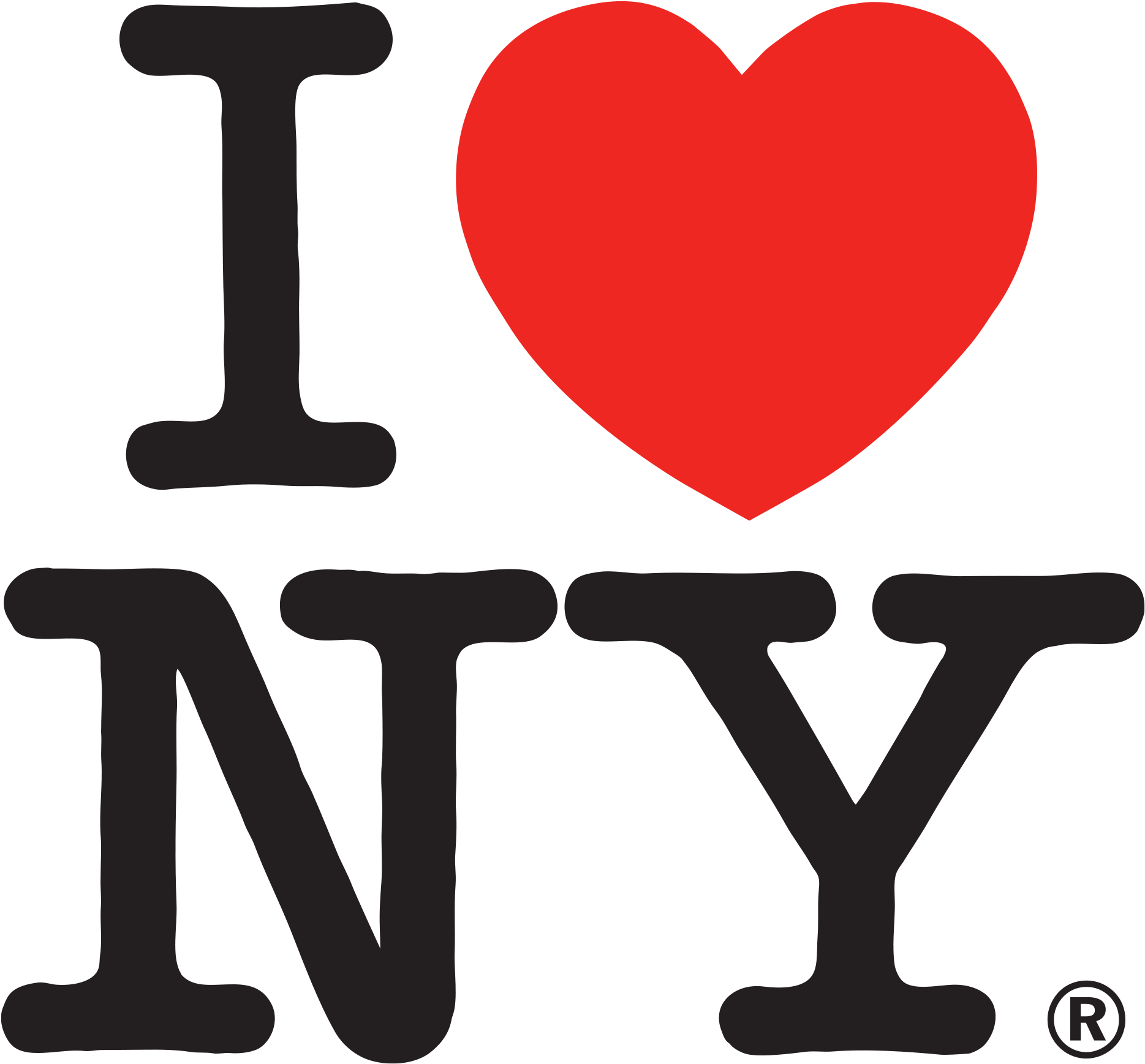 Graphic Designeye On Design - Love New York Logo Clipart (2000x1860), Png Download