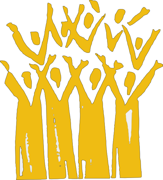 Gospel Singing Clipart - Gospel Choir Clip Art - Png Download (540x596), Png Download