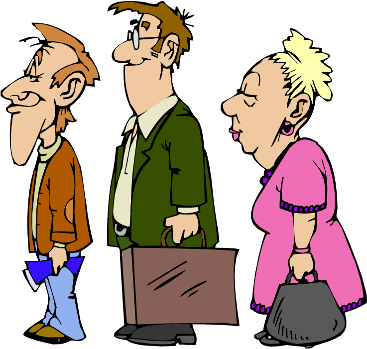 Crazy Clipart Receptionist - Png Download (750x722), Png Download