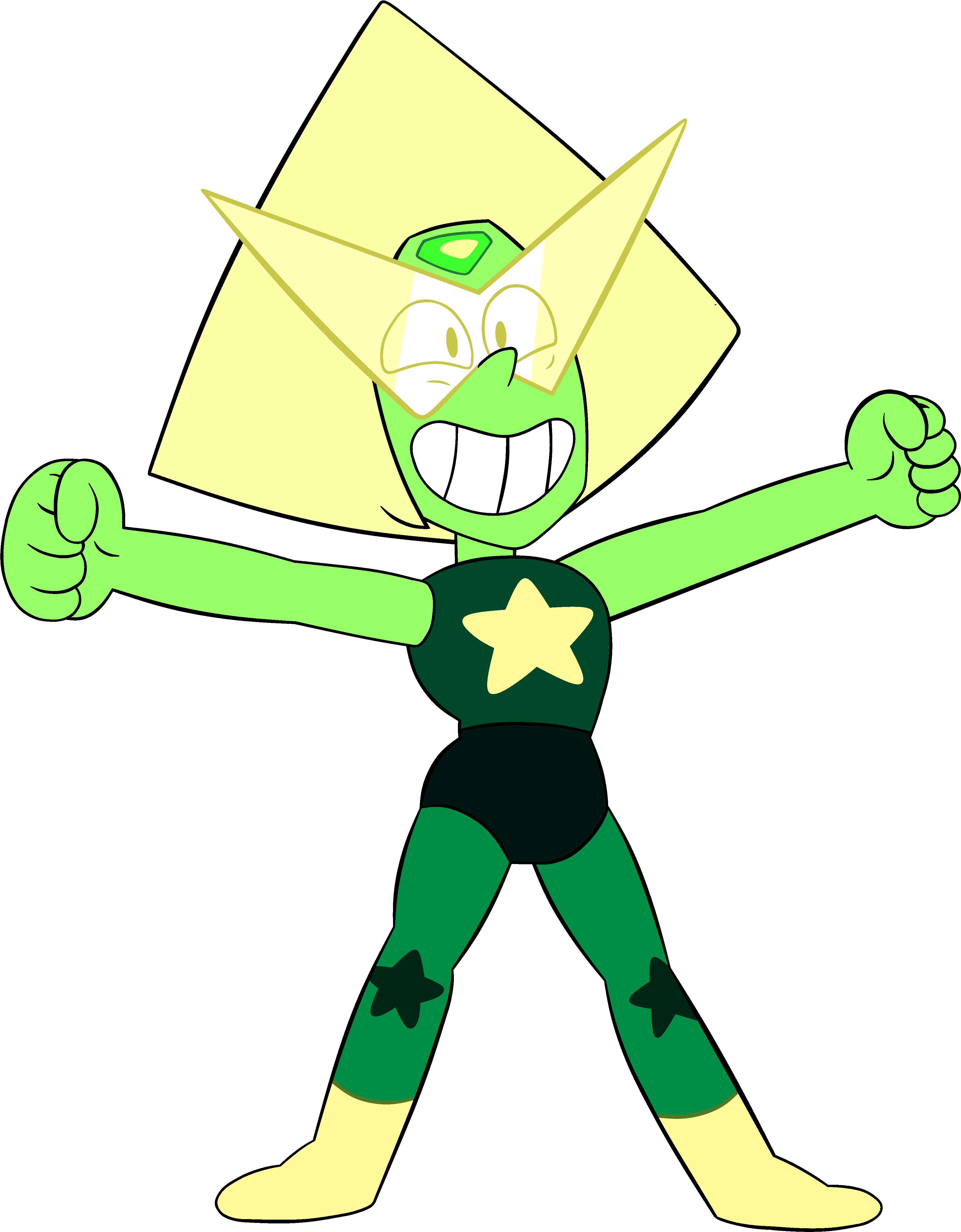Steven Universe Wiki - Peridot Steven Universe Characters Clipart (4176x5059), Png Download
