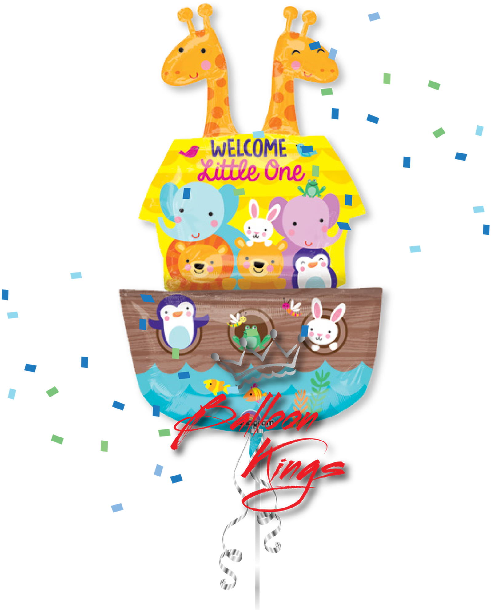 Baby Shower Noahs Ark - Noahs Ark Baby Shower Welcome Baby Clipart (2048x2048), Png Download