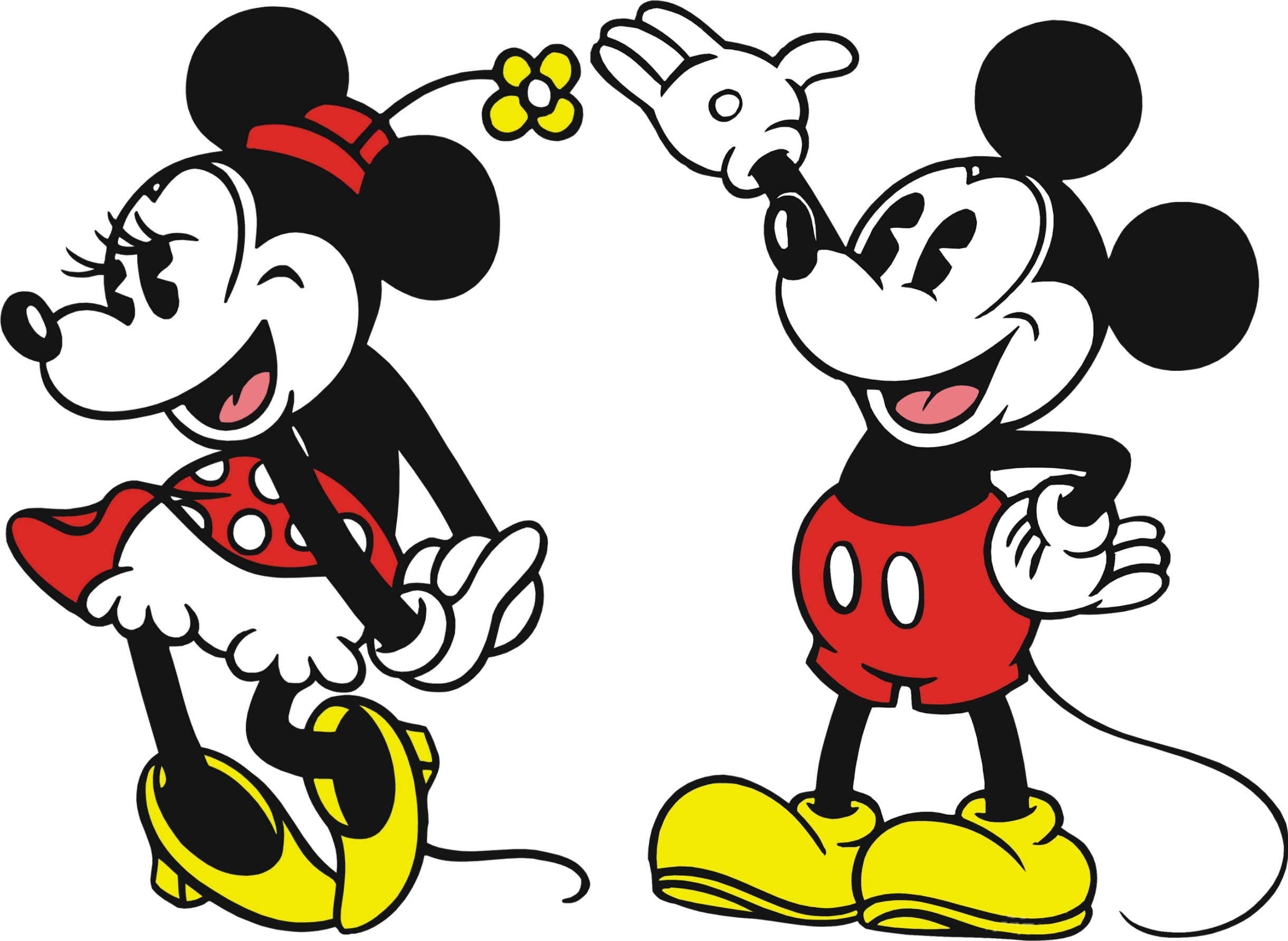 Https - //2 - Bp - Blogspot - Com/ Mhru5vcue K/ul4l3u - Minnie Mouse Cartoon Old Clipart (2441x1784), Png Download
