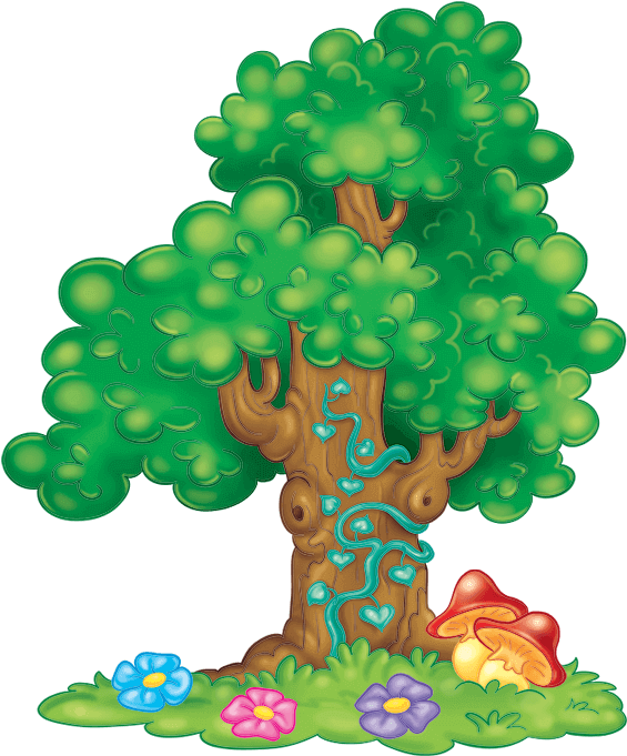 Big Tree Kids Clipart (700x700), Png Download