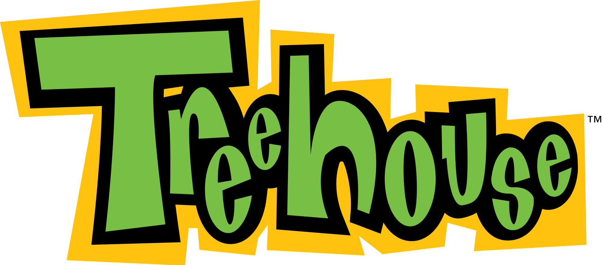 Old Treehouse Tv Logo Clipart (2000x880), Png Download