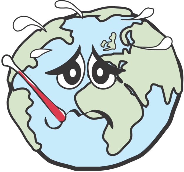 Factories Clipart Causes Climate Change - Climate Change Clipart Png Transparent Png (624x584), Png Download