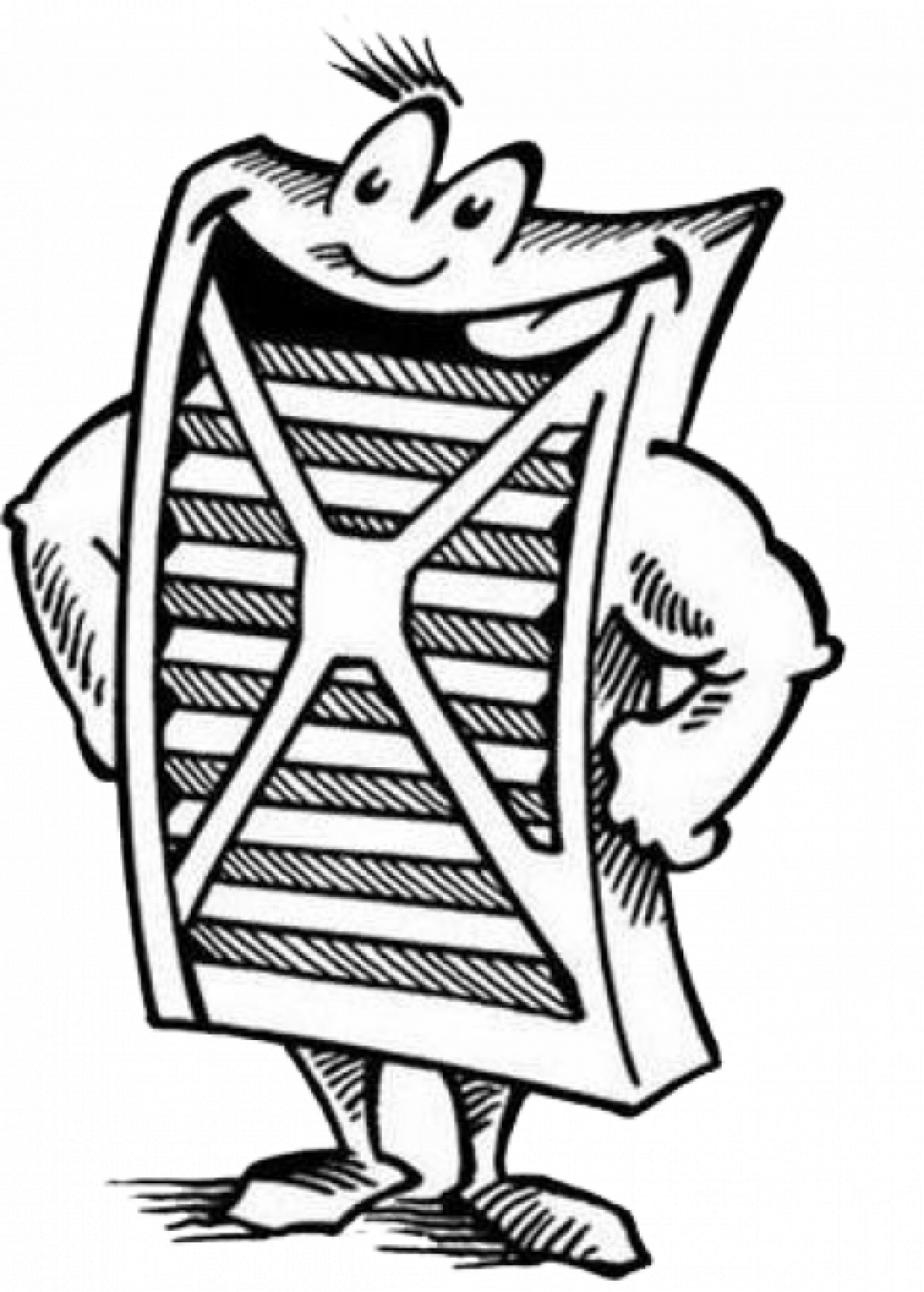 Factory Clipart Air Quality For Free Download And Use - Cartoon Air Filter - Png Download (1060x1482), Png Download