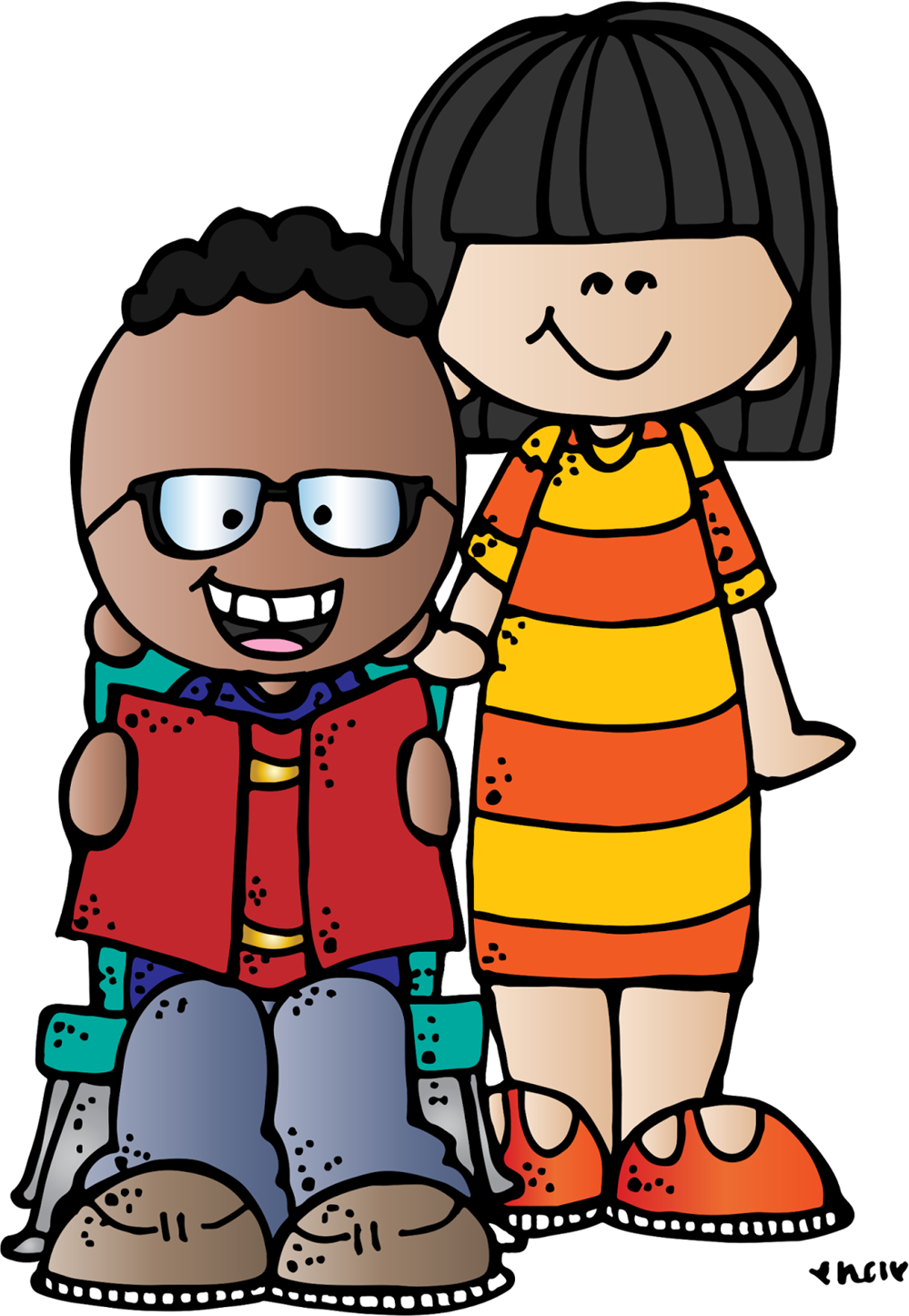 - - Melonheadz Clipart Reading - Png Download (999x1446), Png Download