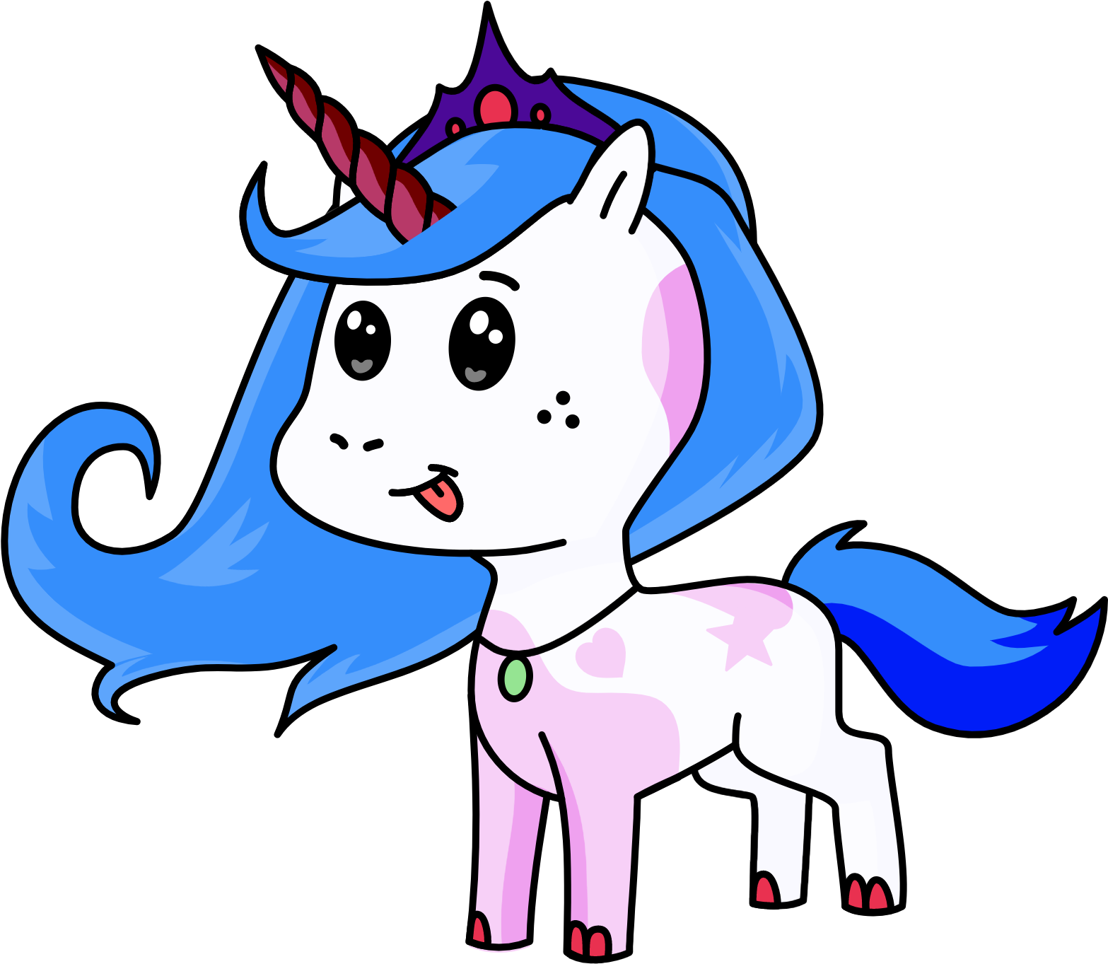 Pennywise As A Unicorn Clipart (2000x2000), Png Download