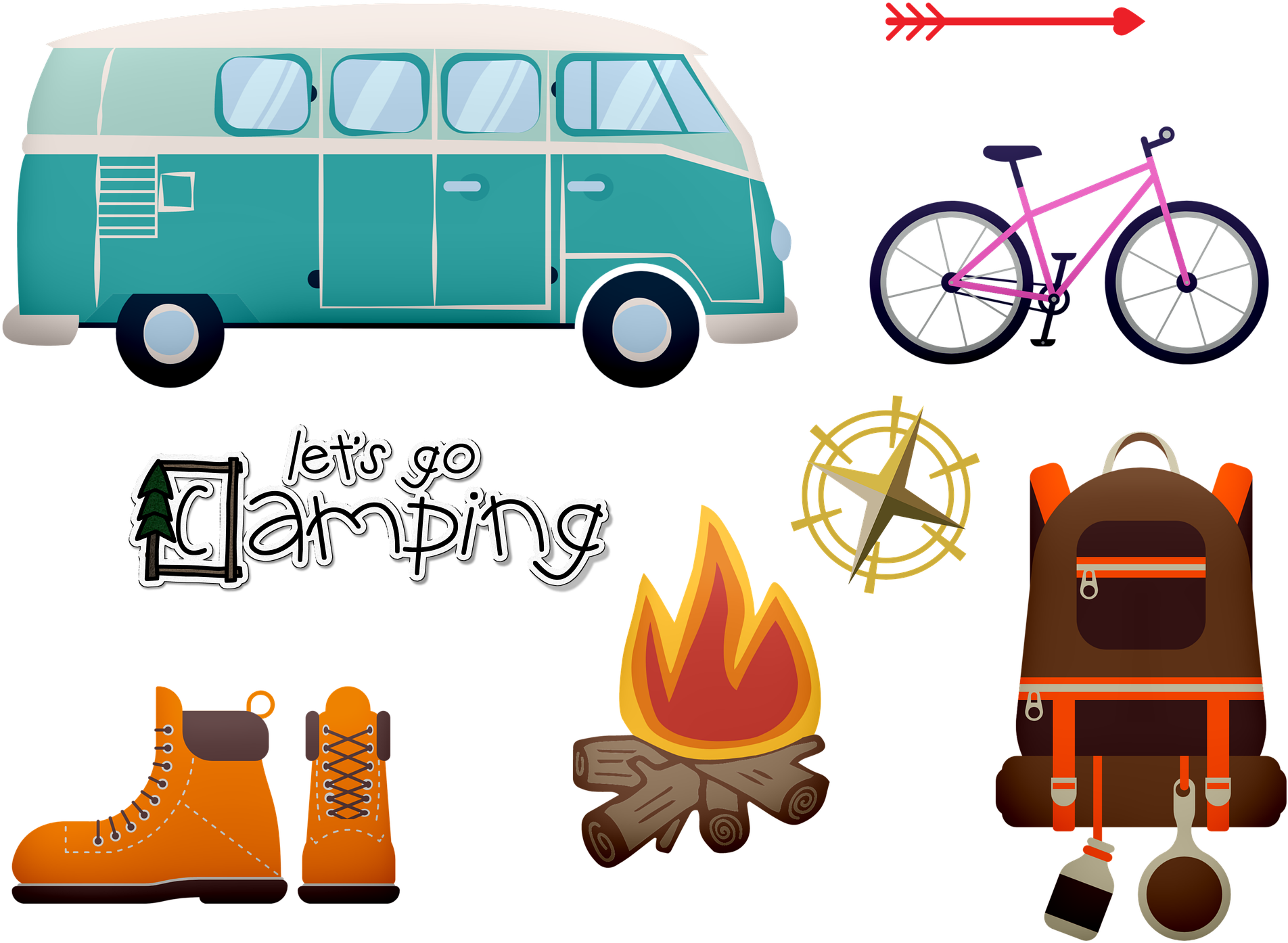 Camping Clipart (1920x1483), Png Download