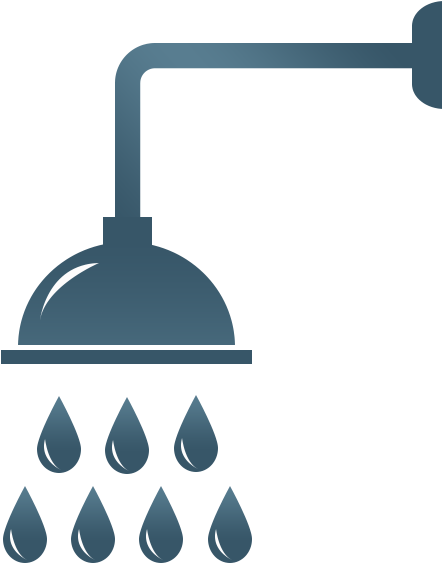 Shower Head Icon - Transparent Shower Head Clip Art - Png Download (633x633), Png Download