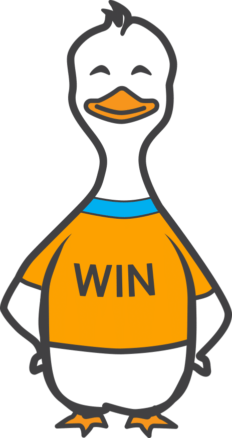Winducks Clipart (463x875), Png Download