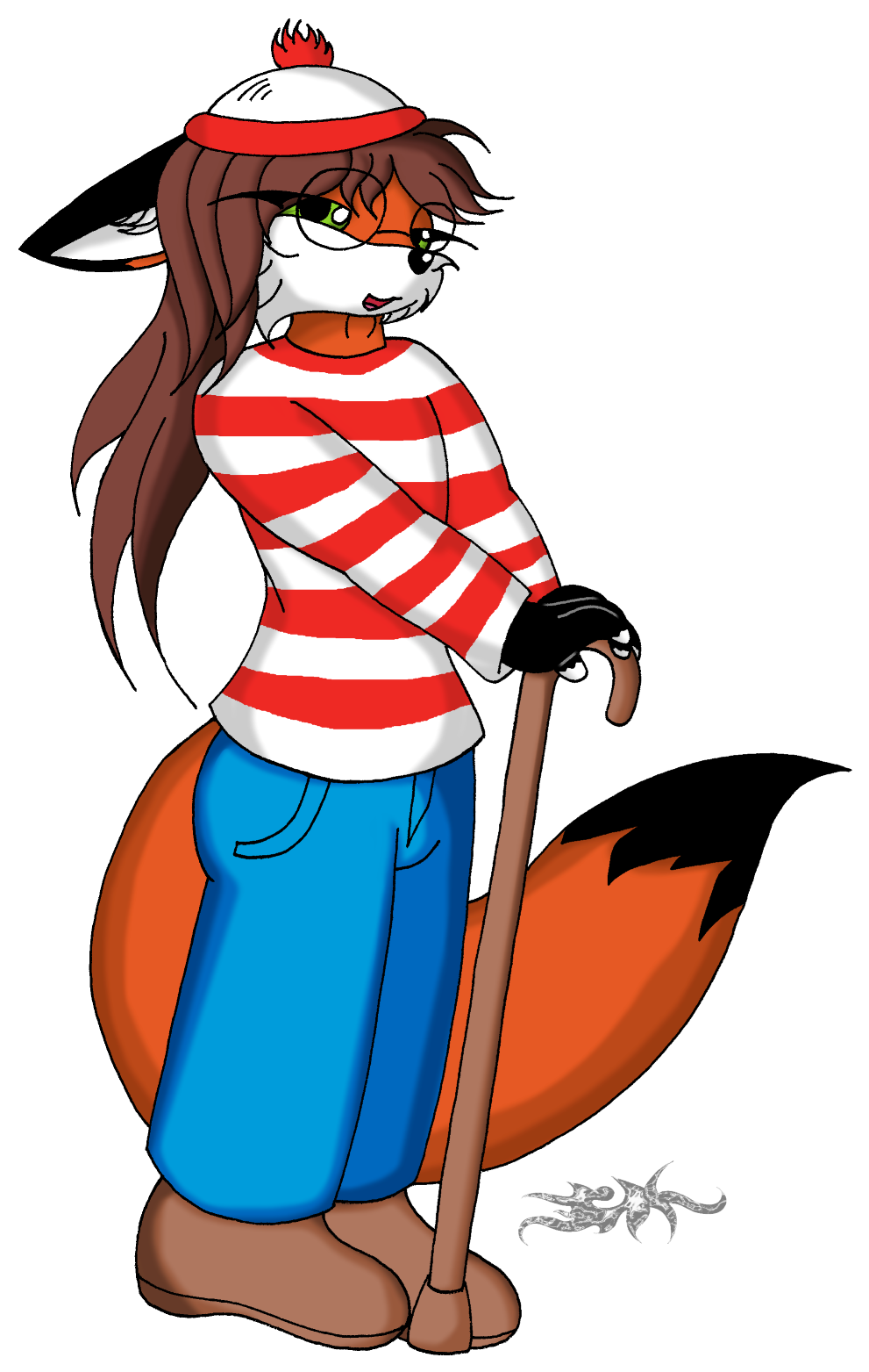 Wo Ist Walter / Where Is Waldo - Cartoon Clipart (1090x1633), Png Download