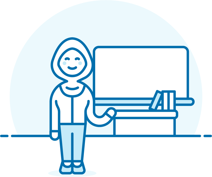 Teacher Maths Cartoon Clipart (902x754), Png Download