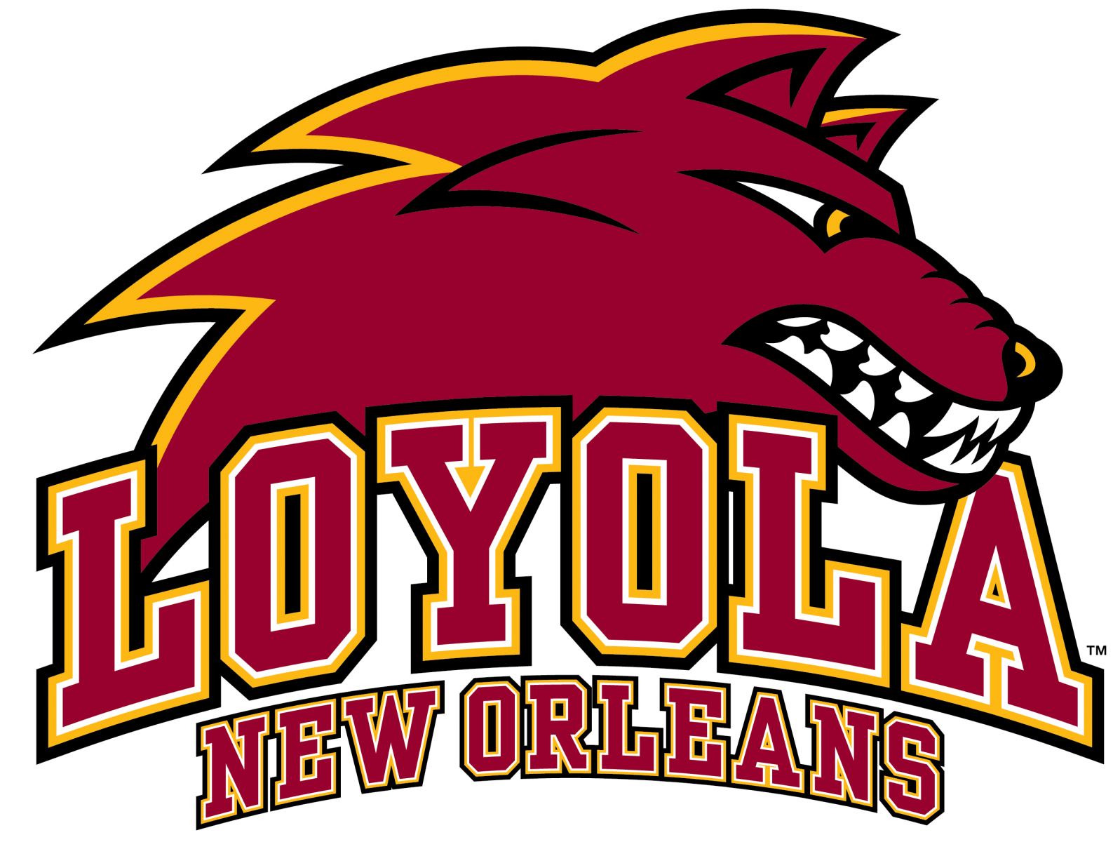 Loyola New Orleans Wolfpack Clipart (1587x1200), Png Download
