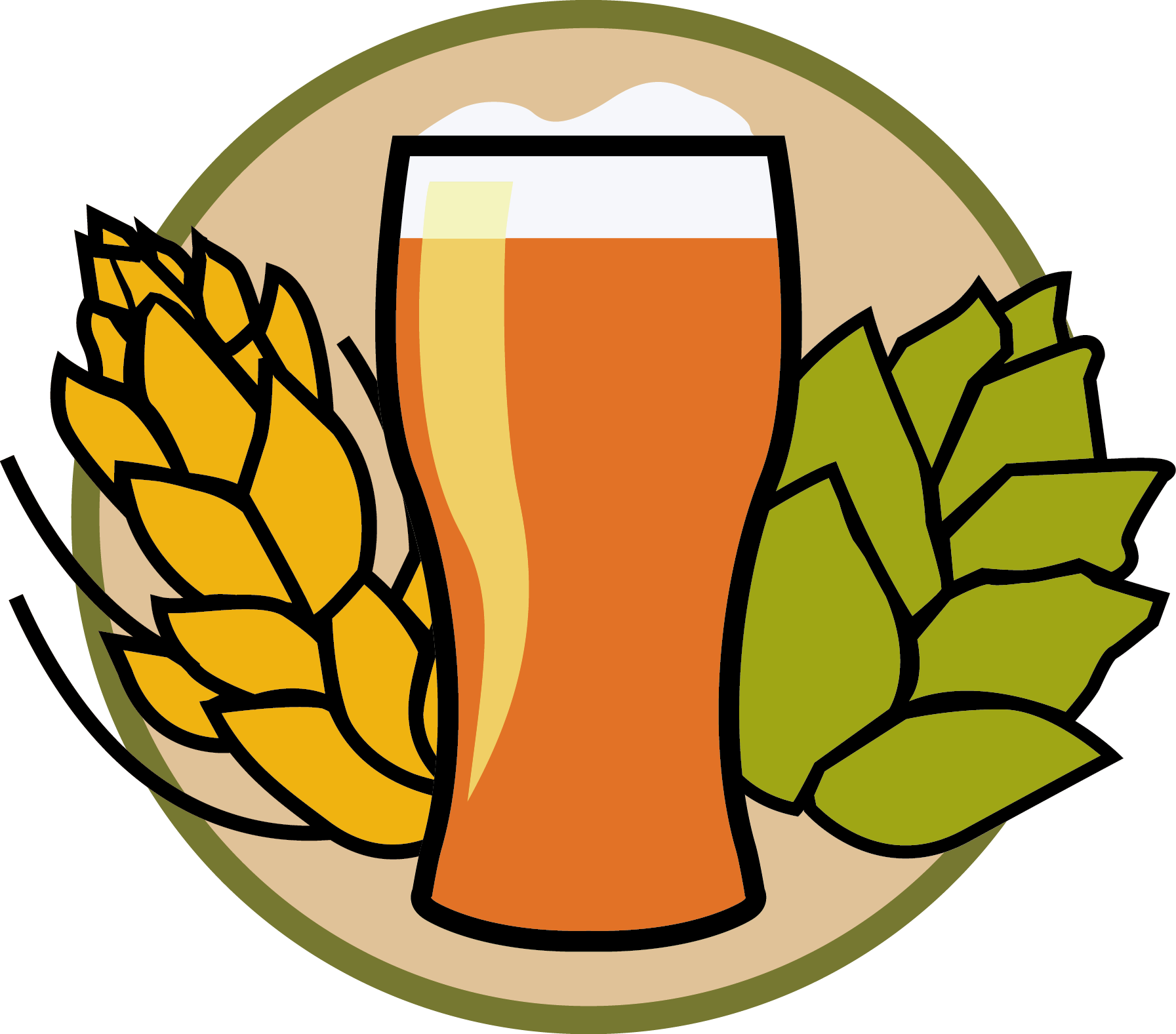 Football Beer Clipart Clipart Download Beer Clipart - Hops Beer Clipart - Png Download (1793x1577), Png Download