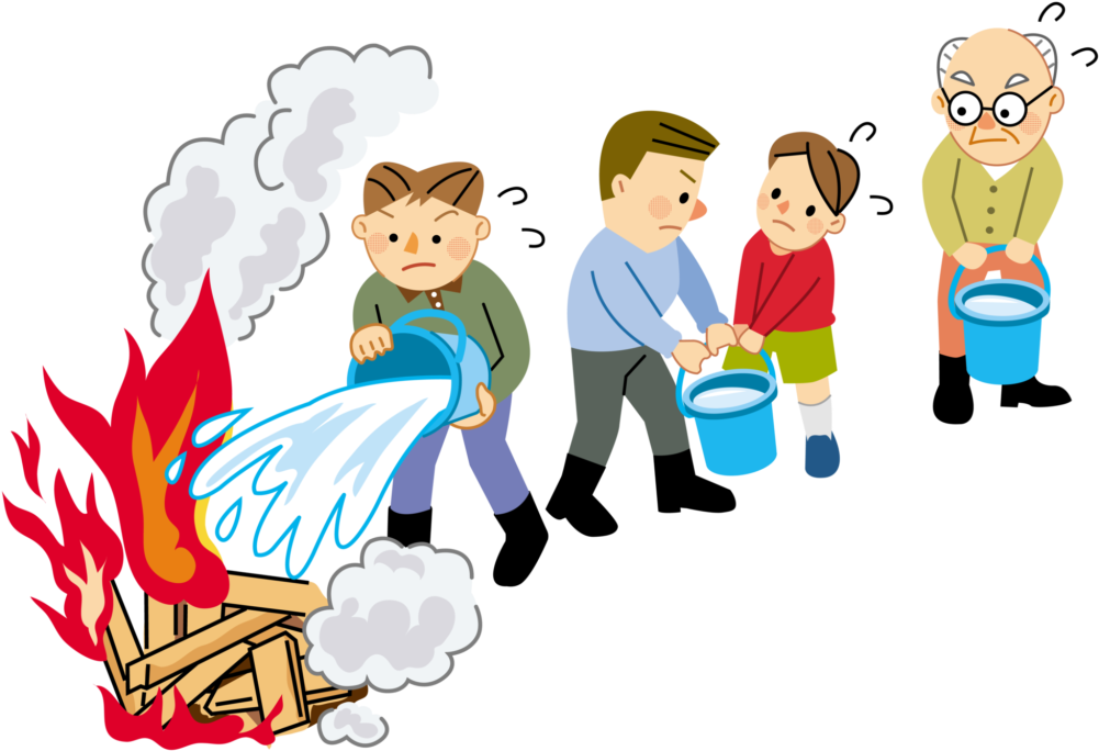 Bucket Brigade Cartoon Clipart Full Size Clipart (5350941