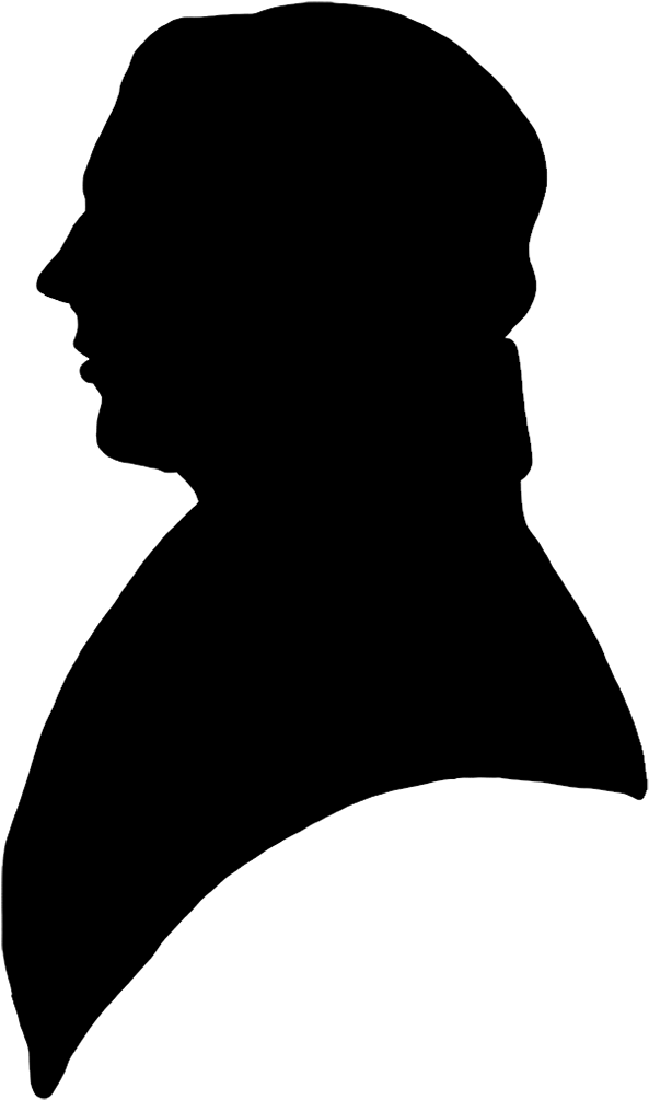 People Silhouette Clipart Tall Man - Victorian Man Silhouette Profile - Png Download (650x1061), Png Download