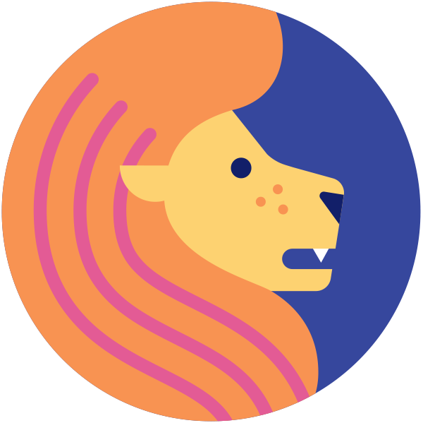 Leo Zodiac Sign - Leo Zodiac Sign Png Clipart (600x599), Png Download