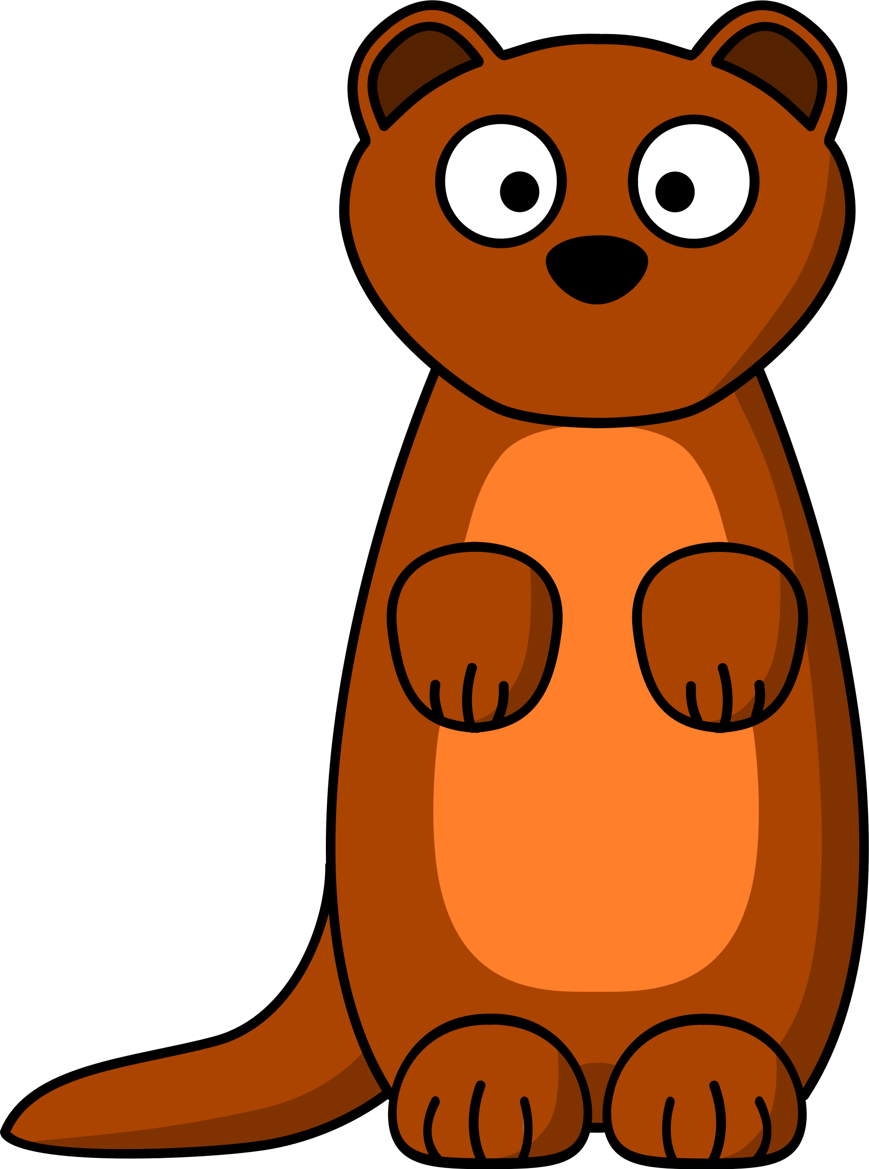 Weasel Clipart - Png Download (600x600), Png Download