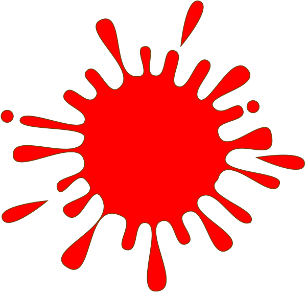 Paint Splash Black Clipart (600x573), Png Download